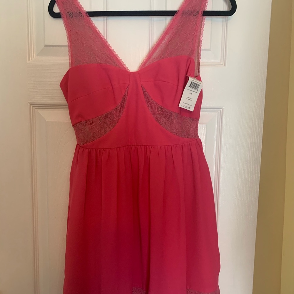 Max and Cleo Lace Cutout dress